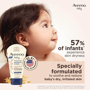 Aveeno Baby Soothing Relief Natural Colloidal Oatmeal Moisture Cream