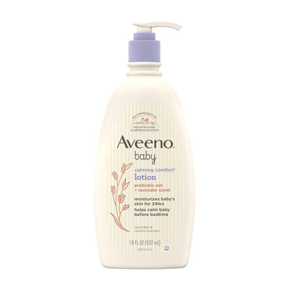 Aveeno Baby Calming Comfort Prebiotic Oat + Lavender Scent Body Lotion 532ml