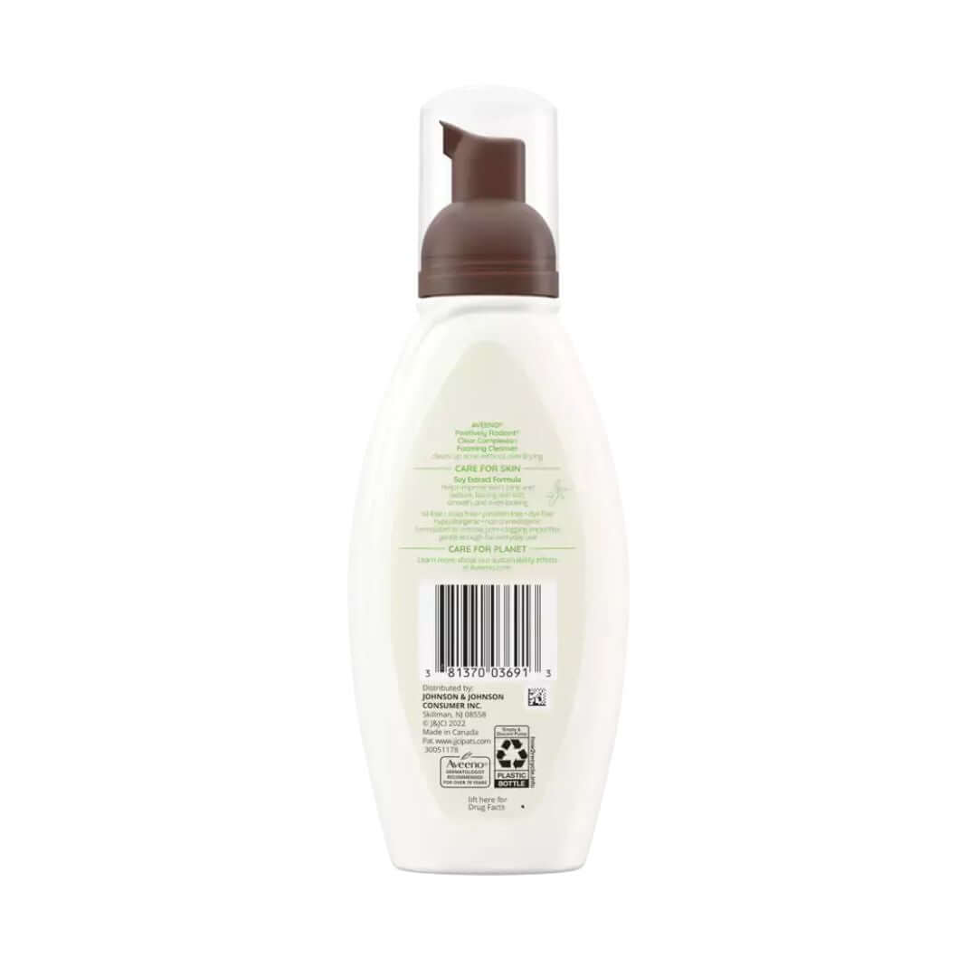 Aveeno Positively Radiant Clear Complexion Foaming Cleanser For Acne Prone Skin 177ml,381370036913