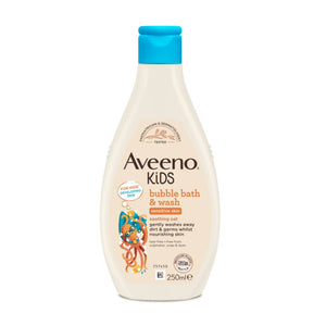 Aveeno Kids Sensitive Skin Soothing Oat Bubble Bath & Wash 250ml,3574661685311