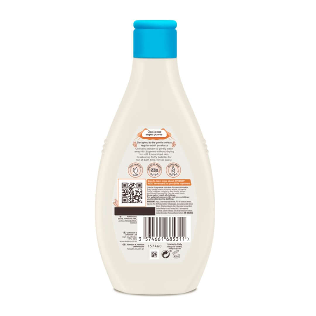 Aveeno Kids Sensitive Skin Soothing Oat Bubble Bath & Wash 250ml,3574661685311