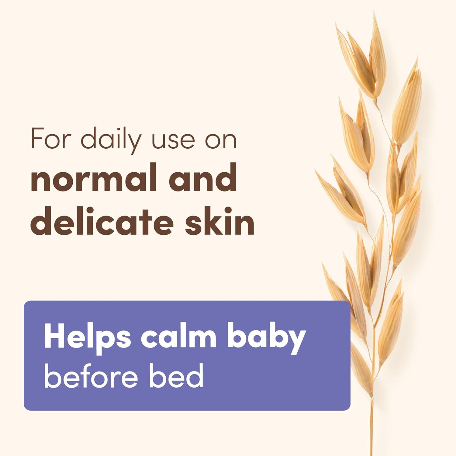 Aveeno Baby Calming Comfort Bath With Relaxing Lavender And Vanilla Scents, Hypoallergenic And Tear-Free Formula, Paraben- And Phthalate-Free, 18 Fl Oz (Pack Of 1),