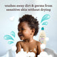 Aveeno Kids Sensitive Skin Face And Body Wash With Oat Extract, Gently Washes Away Dirt And Germs Without Drying, Tear-Free And Suitable For All Skin Tones, Hypoallergenic, 18 Fl. Oz,