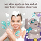 Aveeno Kids Sensitive Skin Face And Body Wash With Oat Extract, Gently Washes Away Dirt And Germs Without Drying, Tear-Free And Suitable For All Skin Tones, Hypoallergenic, 18 Fl. Oz,