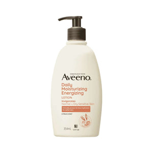 Aveeno Daily Moisturizing Energizing Citrus Scent Invigorates Body Lotion 354ml,8801008601389,