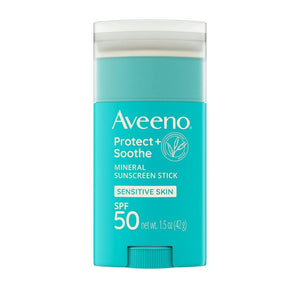 Aveeno Protect + Soothe Sensitive Skin SPF 50 Mineral Sunscreen Stick 42g