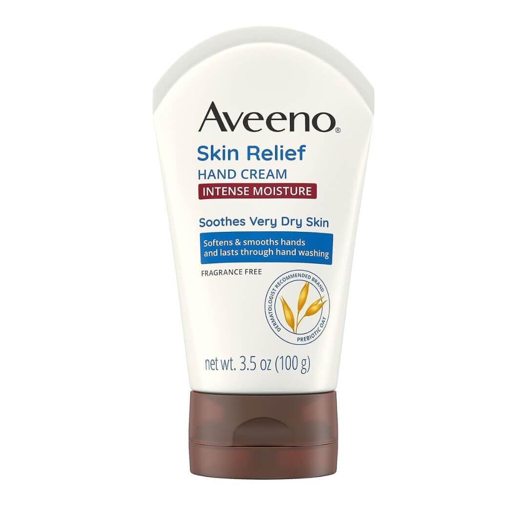 Aveeno Skin Relief Intense Moisture Hand Cream Soothes Very Dry Skin 100g