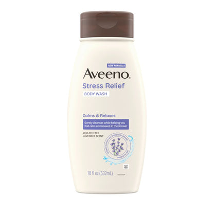 Aveeno Stress Relief Lavender Scent Calms & Relaxes Body Wash,381371177561