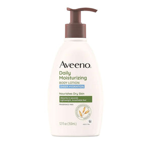 Aveeno Daily Moisturizing Sheer Hydration Body Lotion Nourishes Dry Skin