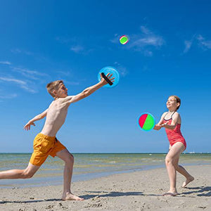 Ayeboovi Toss & Catch Ball Game for Kids, Outdoor Toy Set for Ages 3–10, Beach & Yard Game