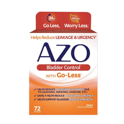 AZO Bladder Control With Go-Less 72 Capsules