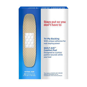 Band-Aid Brand Tru-Stay Sheer Adhesive Bandages 40 Count