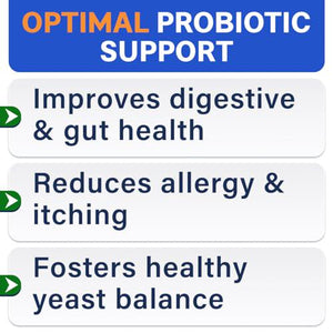 Bark Spark Dog Probiotics with Enzymes Chicken Flavor 120 Count Treats for Digestion Itch and Allergy Relief
