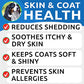 Bark&Spark Omega 3 Fish Oil Treats for Dogs, Allergy & Itch Relief, 180 Chews, Salmon Flavor