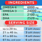 Bark&Spark Omega 3 Fish Oil Treats for Dogs, Allergy & Itch Relief, 180 Chews, Salmon Flavor