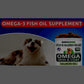 Bark&Spark Omega 3 Fish Oil Treats for Dogs, Allergy & Itch Relief, 180 Chews, Salmon Flavor