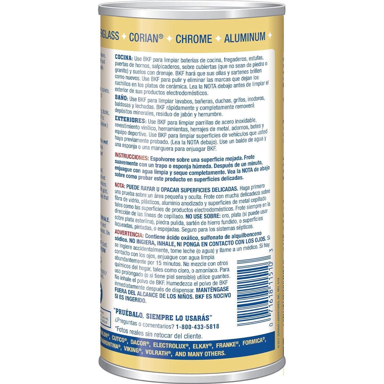BAR KEEPERS FRIEND Powdered Cleanser 12-Ounces (1-Pack)'],