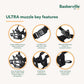 Baskerville Ultra Dog Muzzle Size 5 Breathable Adjustable Padded Design for Large Dogs Black