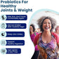 BB Company Provitalize Probiotics for Women, Menopause & Joint Support, Helps with Digestive Health, Bloating, Curves, Includes Turmeric, Moringa, 60 Capsules