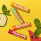 Burt's Bees Beeswax/Cucumber Mint/Watermelon/Sweet Mandarin Lip Balm (Pack of 4) 4.25g Each,792850909311