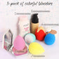 BEAKEY BEAKEY Makeup Sponge 5 Pcs Set, Latex-Free Boun Boun Beauty Sponge For Blending, Makeup Sponges For Foundation Liquid Cream And Powder. Blender For Enhanced Make Up Application, Gift For Women
