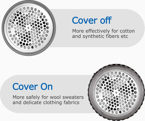Beautural Fabric Shaver & Lint Remover, 2 Speeds, Stainless Steel Blades, Battery Operated, Sweater Defuzzer, Removes Fuzz, Lint & Pills