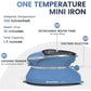 BEAUTURAL Mini Travel Steam Iron For Clothes With Dual Voltage, Non-Stick Soleplate, One Temperature Technology, Detachable Water Tank, Ideal For Sewing, Quilting And Handcraft,