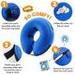 Bencmate Inflatable Recovery Collar for Dogs & Cats, Large, Blue, Soft Protective Cone, Doesn’t Block Vision