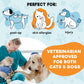 Bencmate Inflatable Recovery Collar for Dogs & Cats, Large, Blue, Soft Protective Cone, Doesn’t Block Vision