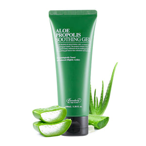 Benton Aloe Propolis Soothing Gel, 3.38 fl oz, Aloe Vera Gel for Sunburn Relief, Face Moisturizer, Organic Aloe Gel