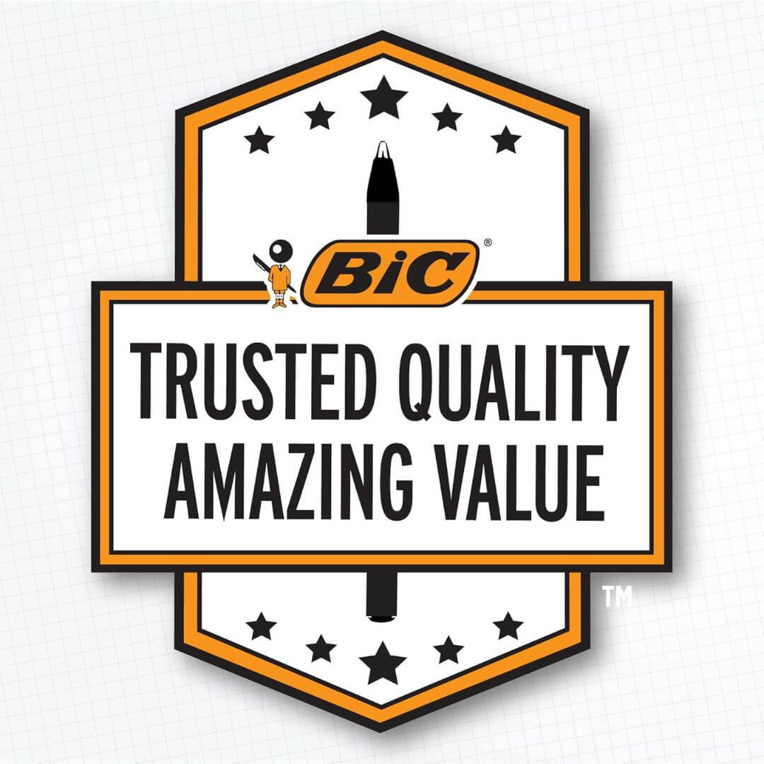 BIC Cristal Xtra Smooth Medium Point Black Ball Pen