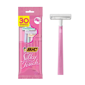 BIC Silky Touch Disposable Razors For Women 10 Count