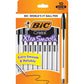 BIC Cristal Xtra Smooth Ballpoint Pen, Medium Point (1.0mm), Black, For Everyday Writing Activities, 10-Count,