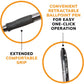 BIC Glide Bold Retractable Ball Point Pen, Bold Point (1.6mm), Black, Great For Everyday Use, 4-Count,