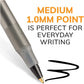 BIC Round Stic Xtra Life Black Ballpoint Pens, Medium Point (1.0mm), 60-Count Pack Of Bulk Pens, Flexible Round Barrel For Writing Comfort, No. 1 Selling Ballpoint Pens,