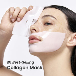 BIODANCE BIODANCE Bio-Collagen Real Deep Mask, Hydrating Overnight Hydrogel Mask, Pore Minimizing, Elasticity Improvement, 34g X16ea