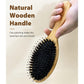 BLACK EGG Boar Bristle Brush For Wet/Dry Hair - Smoothing, Massaging, Detangling, Reduce Frizz, Restore Shine - Bamboo Brush For Women, Men, Kids,