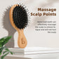 BLACK EGG Hair Brush Mini Boar Bristle Hairbrush For Thick Curly Thin Long Short Wet Or Dry Hair Detangle Massage Add Shine,