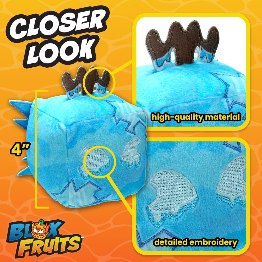 BLOX Fruits - Mystery Fruit Collectible Plush 2-Pack (4 Tall, Series 1) [Includes DLC, Officially Licensed], Mixed, CP3310-2PK,