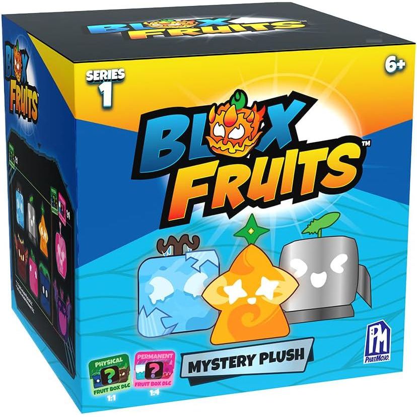 BLOX Fruits - Mystery Fruit Collectible Plush 2-Pack (4 Tall, Series 1) [Includes DLC, Officially Licensed], Mixed, CP3310-2PK,
