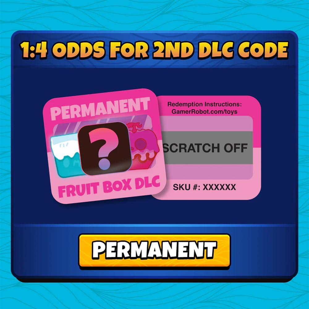 BLOX Fruits - Mystery Fruit Collectible Plush 2-Pack (4 Tall, Series 1) [Includes DLC, Officially Licensed], Mixed, CP3310-2PK,
