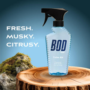 BOD Man Fragrance Body Spray, Calm Air, 8 Fl Oz,