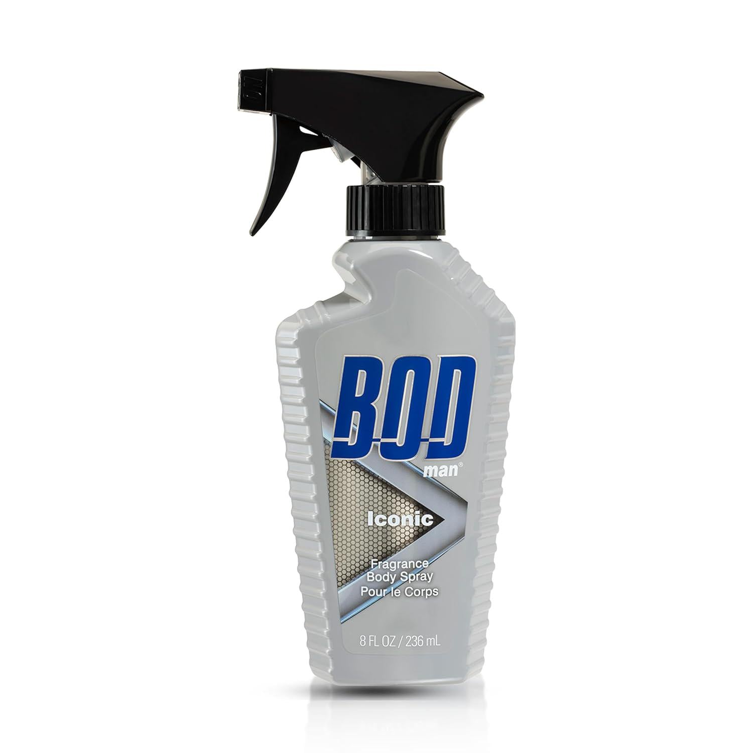 BOD Man Fragrance Body Spray, Iconic, 8 Fl Oz,