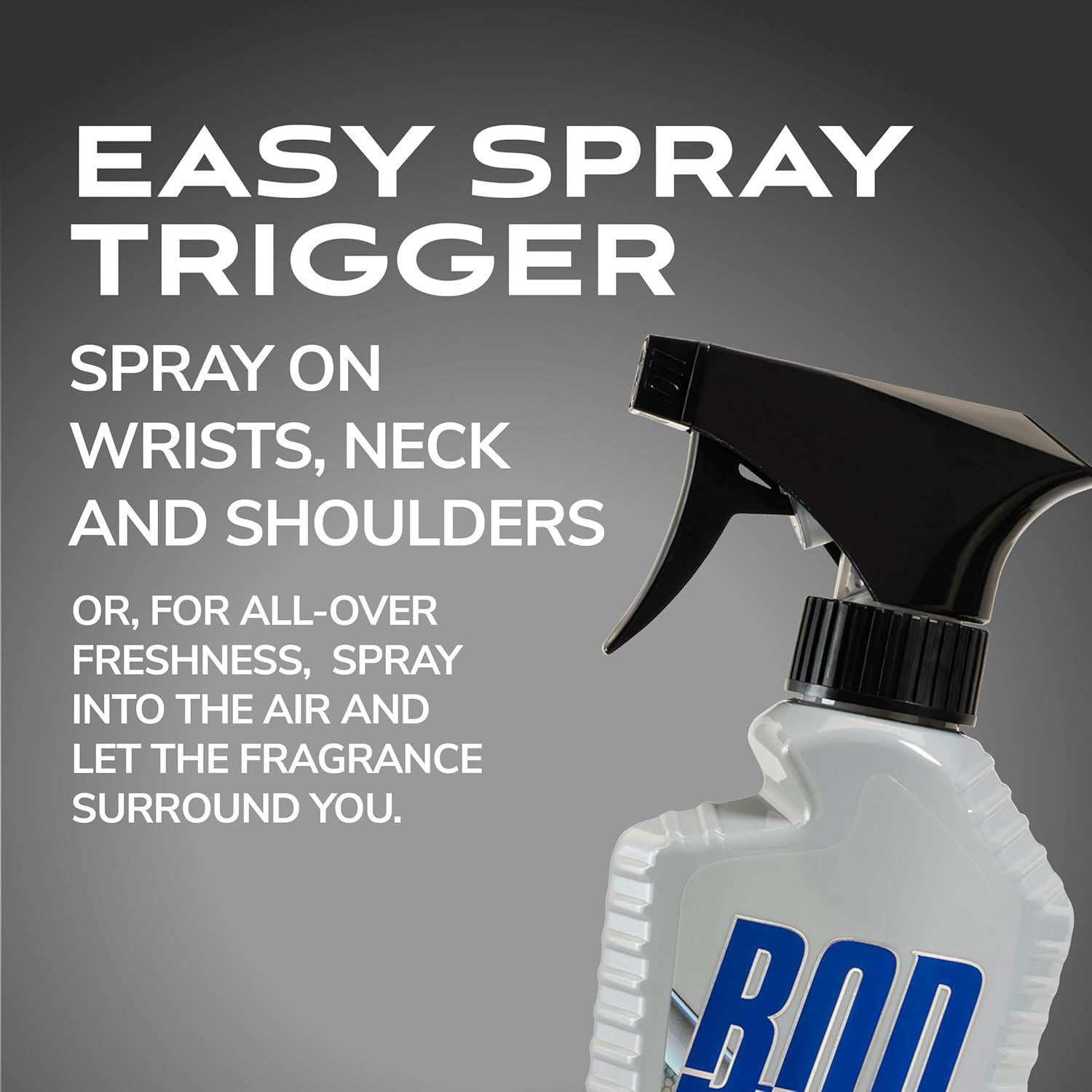 BOD Man Fragrance Body Spray, Iconic, 8 Fl Oz,
