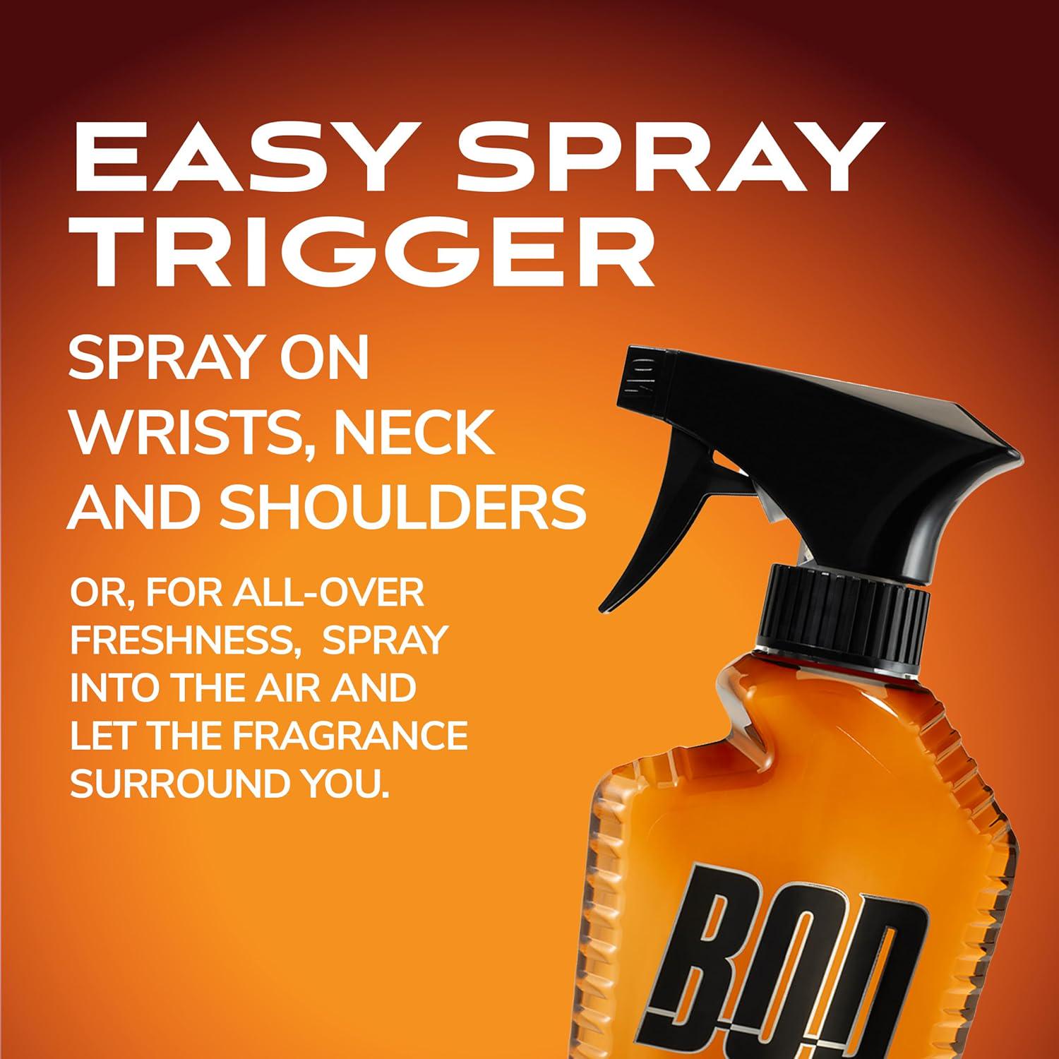 BOD Man Fragrance Body Spray, Reserve, 8 Fl Oz,