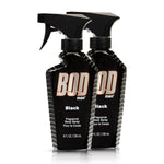 BOD Man Fragrance Body Spray, Black, 8 Fl Oz (Pack Of 2),