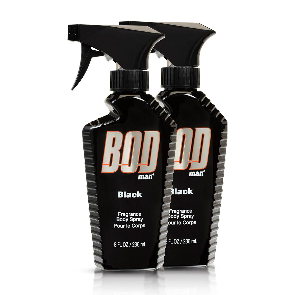 BOD Man Fragrance Body Spray, Black, 8 Fl Oz (Pack Of 2),