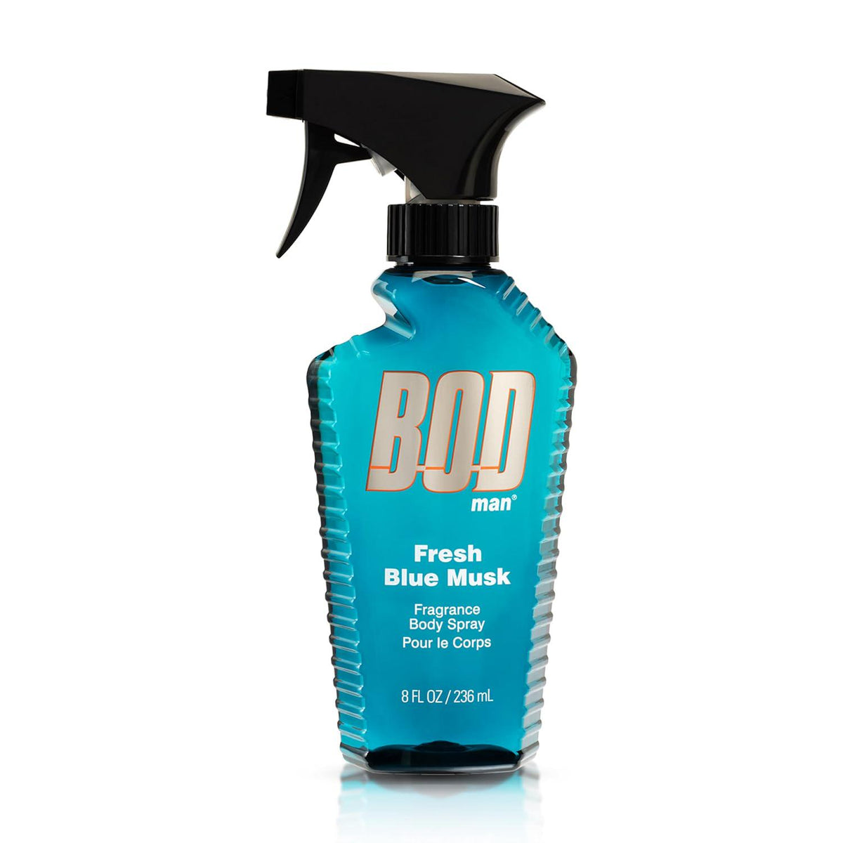 BOD Man Fragrance Body Spray, Fresh Blue Musk, 8 Fl Oz,