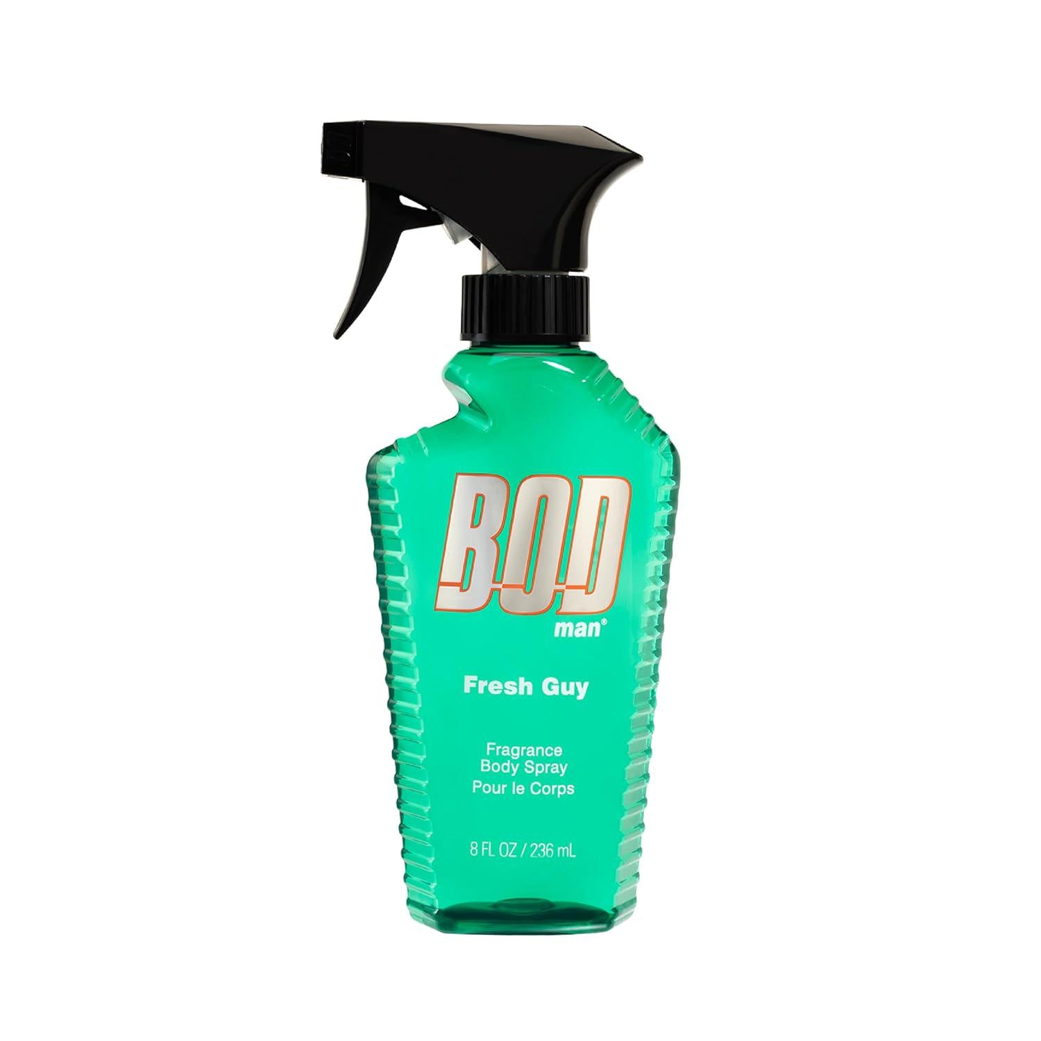 BOD Man Fragrance Body Spray, Fresh Guy, 8 Fl Oz,