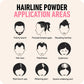 Boldify BOLDIFY Hairline Powder - Root Touch Up Hair Color For Gray Coverage - Bald Spot Concealing Hair Powder For Women And Men - 48-Hour Stain-Proof - Ash Brown